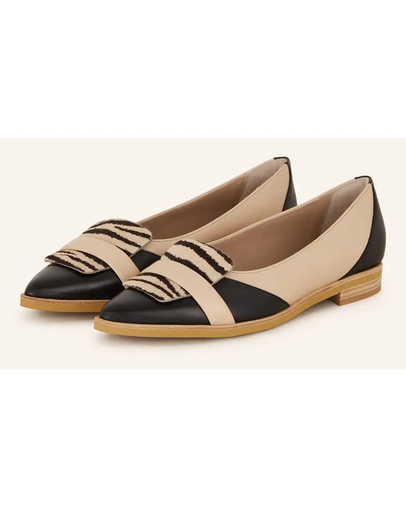 Pertini Ballerinas - SCHWARZ/ BEIGE Schwarz