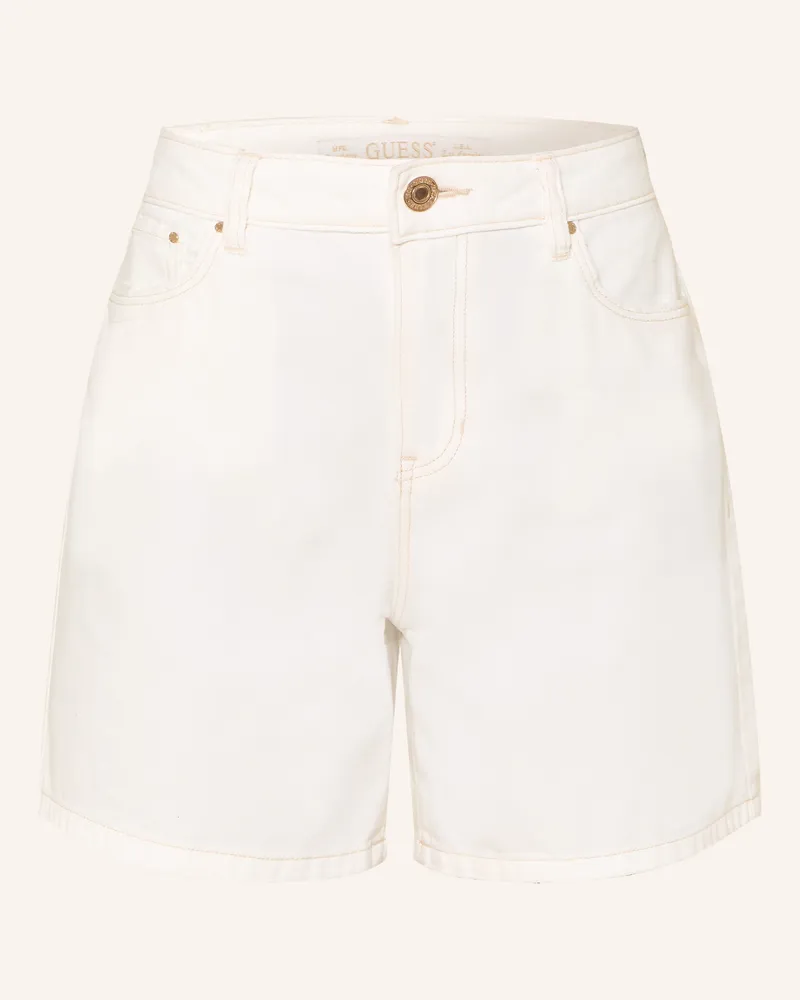 Guess Jeansshorts weiss Ecru