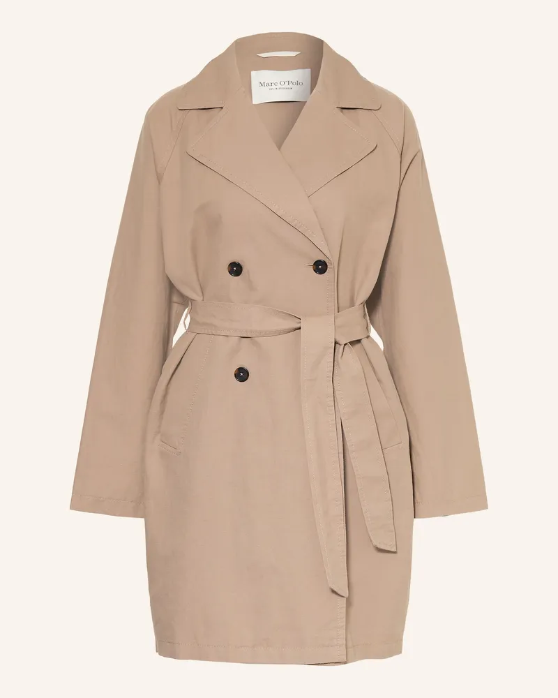 Marc O'Polo Trenchcoat mit Leinen Beige