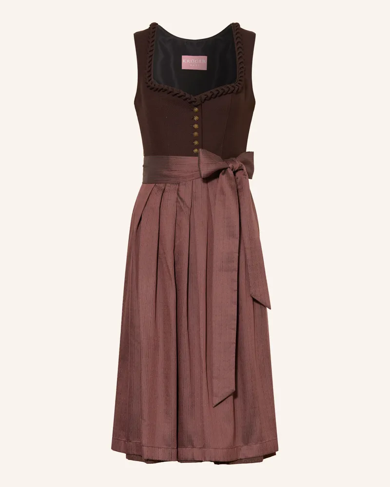 Krüger Dirndl Orlinae braun Dunkelrot