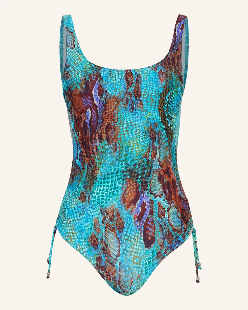 Charmline Shape-Badeanzug Aquatic Reptile blau Türkis