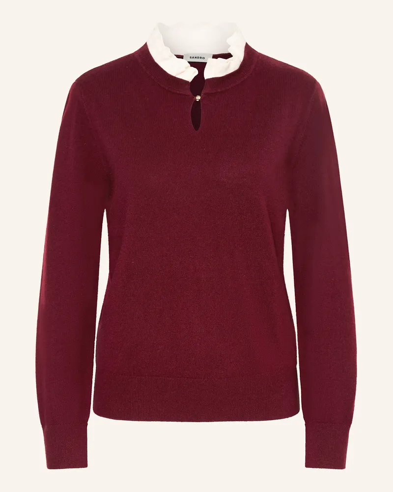 Sandro Pullover Dunkelrot