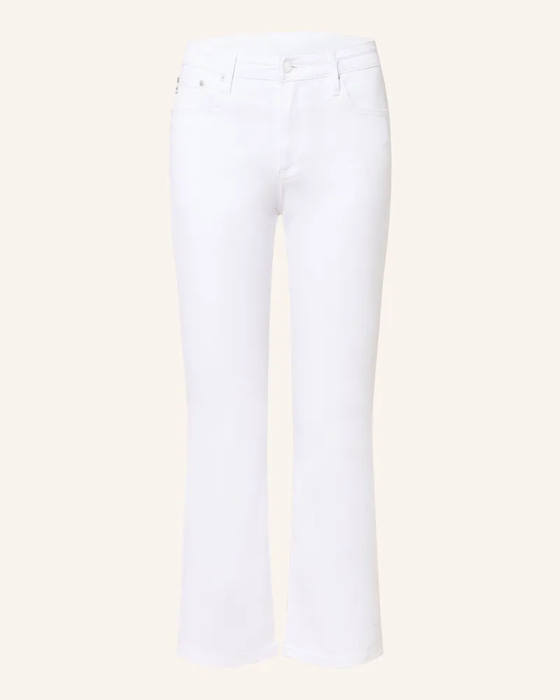 Adriano Goldschmied Flared Jeans JODI CROP Weiss