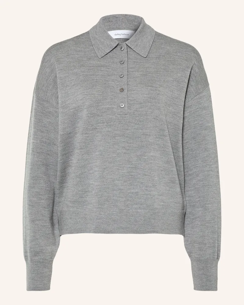 Darling Harbour Pullover Aus Merinowolle grau Grey