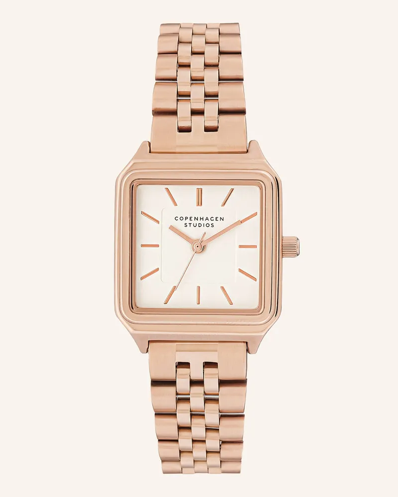 Copenhagen Armbanduhr  aus  Edelstahl Roségold
