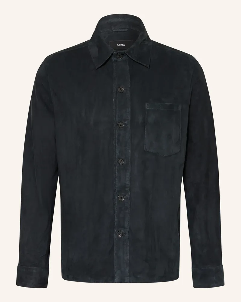 Arma Lederjacke Dino blau Dunkelblau