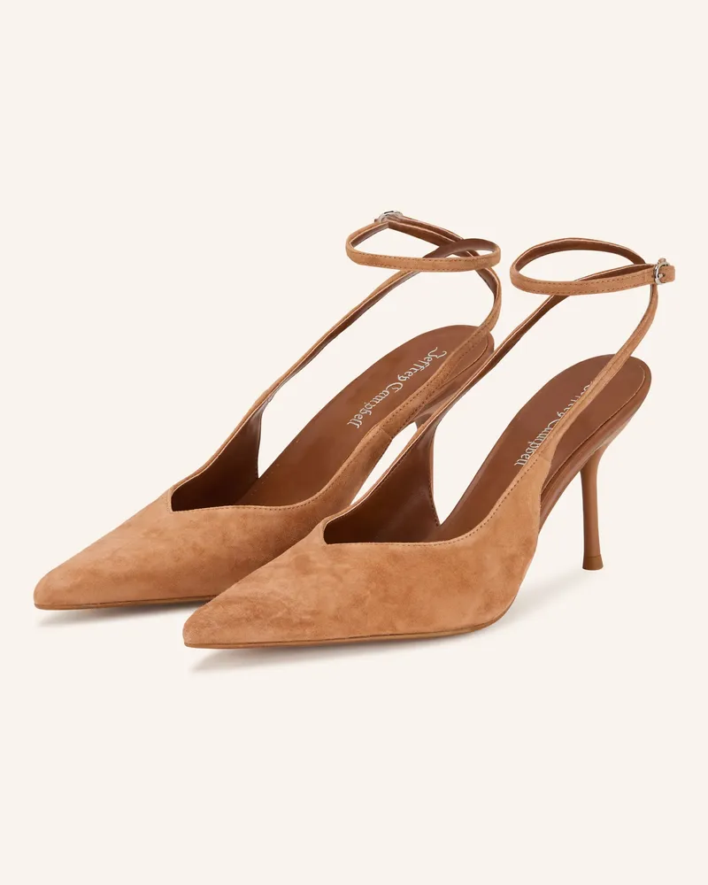 Jeffrey Campbell Slingpumps Executive braun Cognac