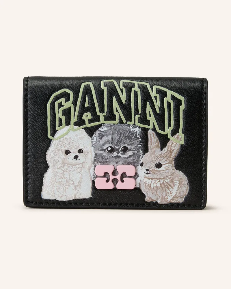 Ganni Münzetui BOU Schwarz