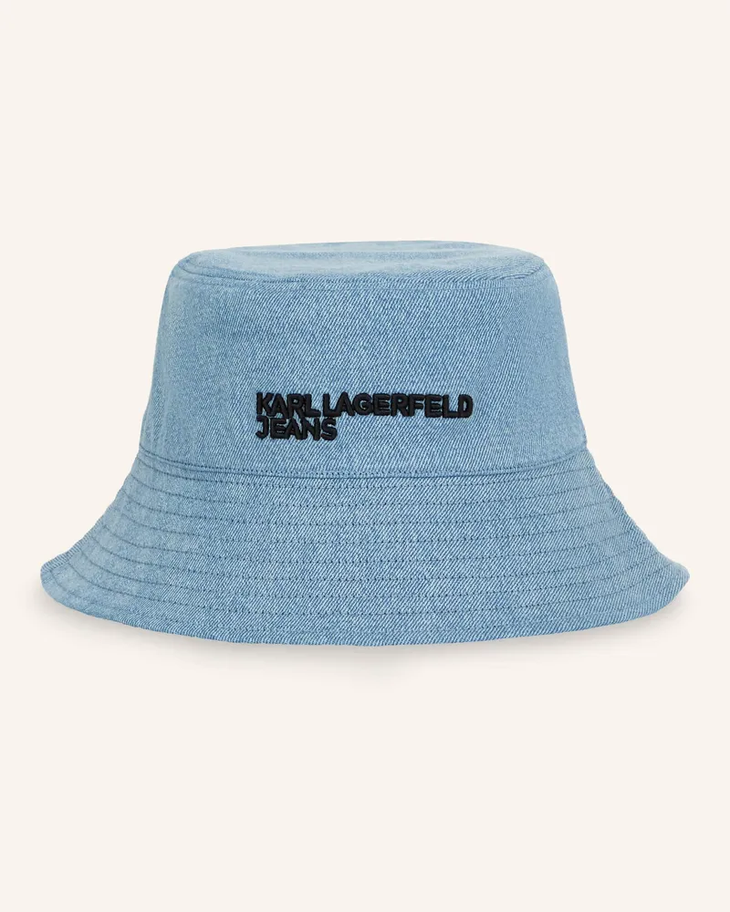 Karl Lagerfeld Hut blau Blau