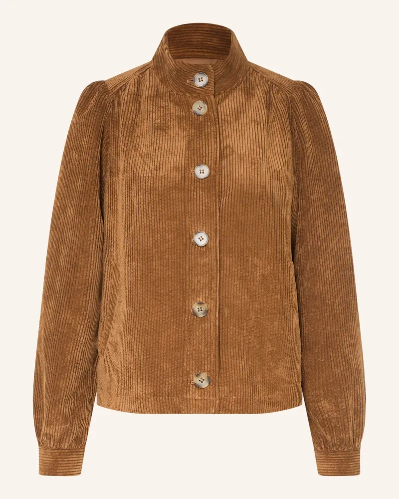 More & More Cordjacke braun Cognac