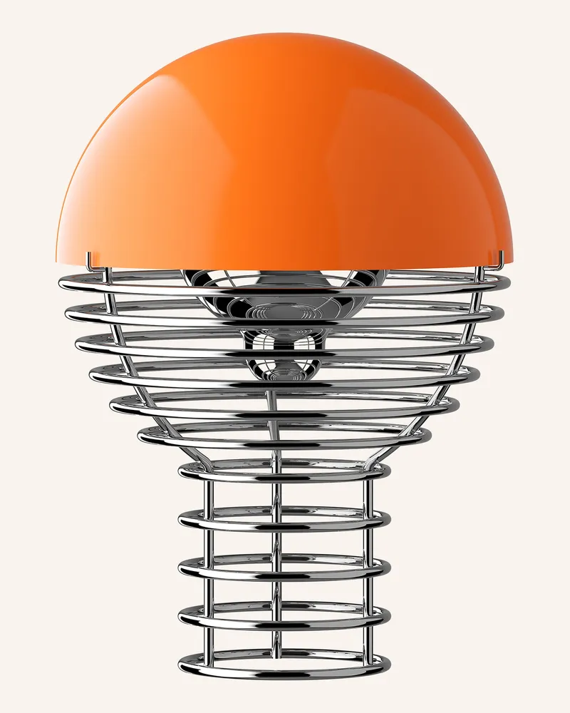Verpan Tischleuchte Wire orange Orange