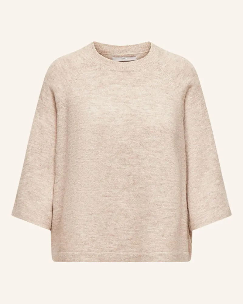 only Strickshirt mit 3/4-Arm Beige