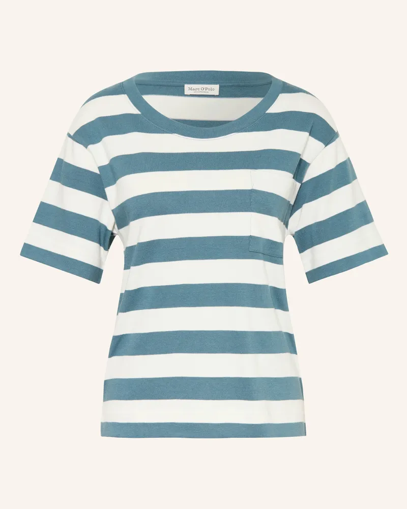 Marc O'Polo Strickshirt blau Blaugrau