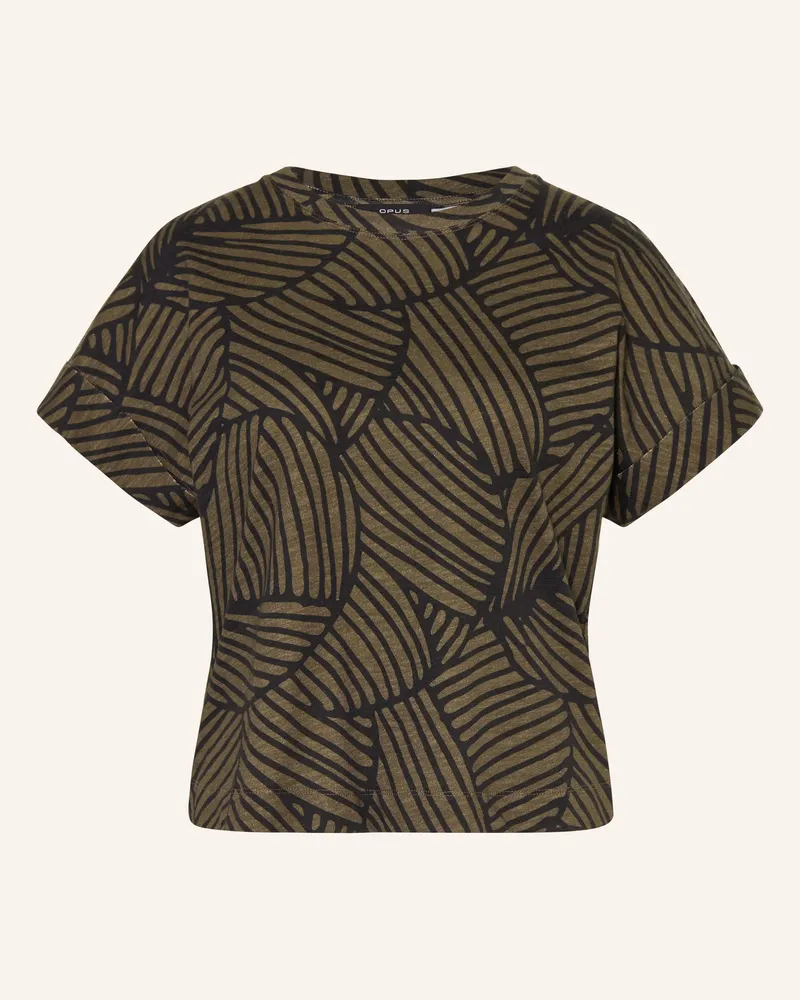 OPUS T-Shirt Soprinti schwarz Schwarz