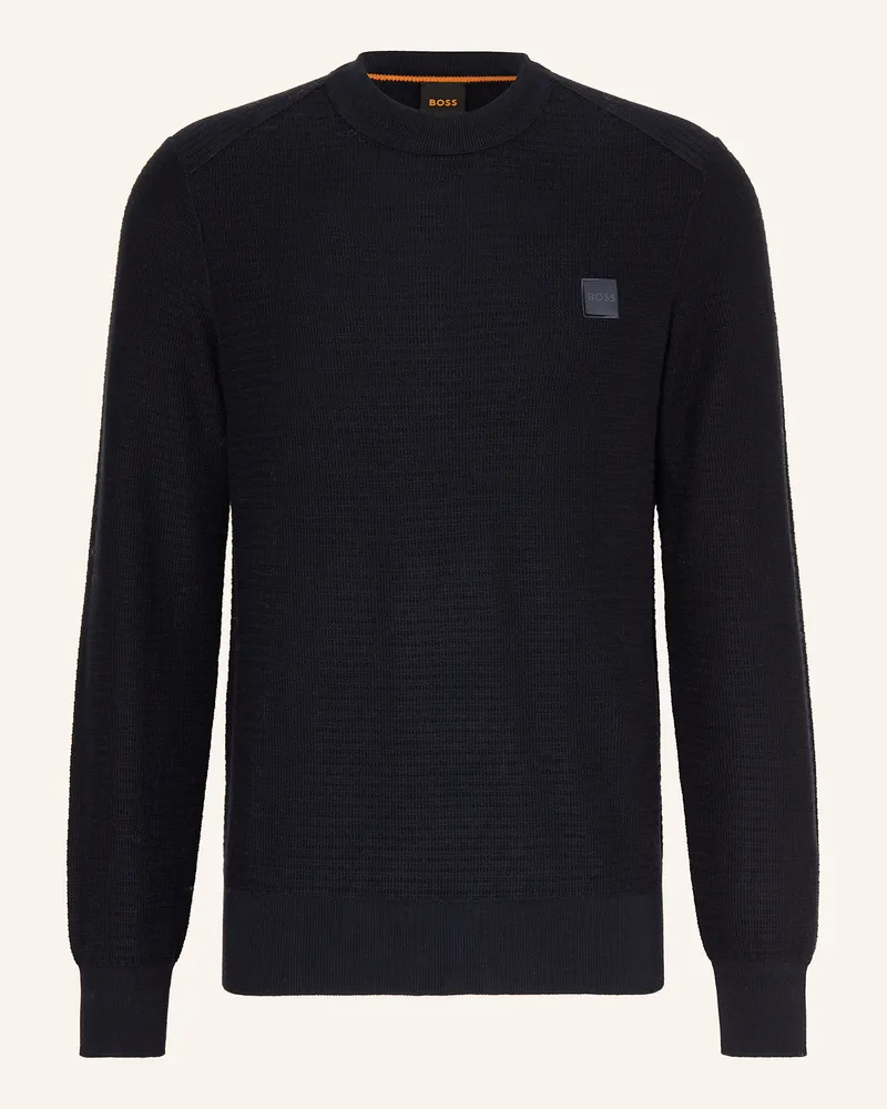 HUGO BOSS Pullover Anion blau Dunkelblau