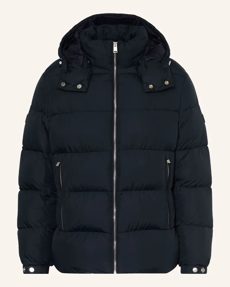 HUGO BOSS Steppjacke Colter Mit Abnehmbarer Kapuze blau Dunkelblau
