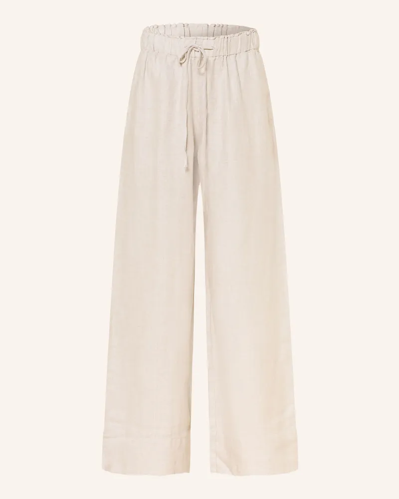 lilienfels Marlenehose Aus Leinen beige Beige