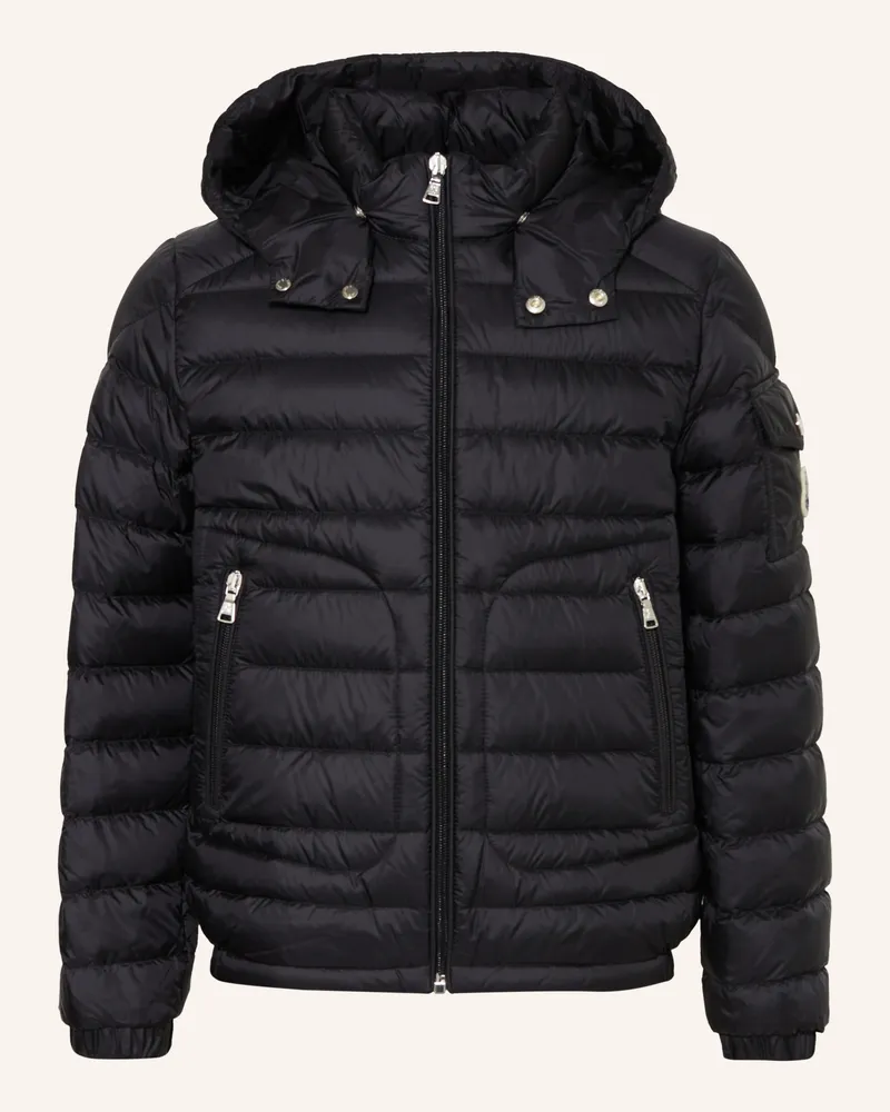 Moncler Daunenjacke LAUROS mit abnehmbarer Kapuze Schwarz