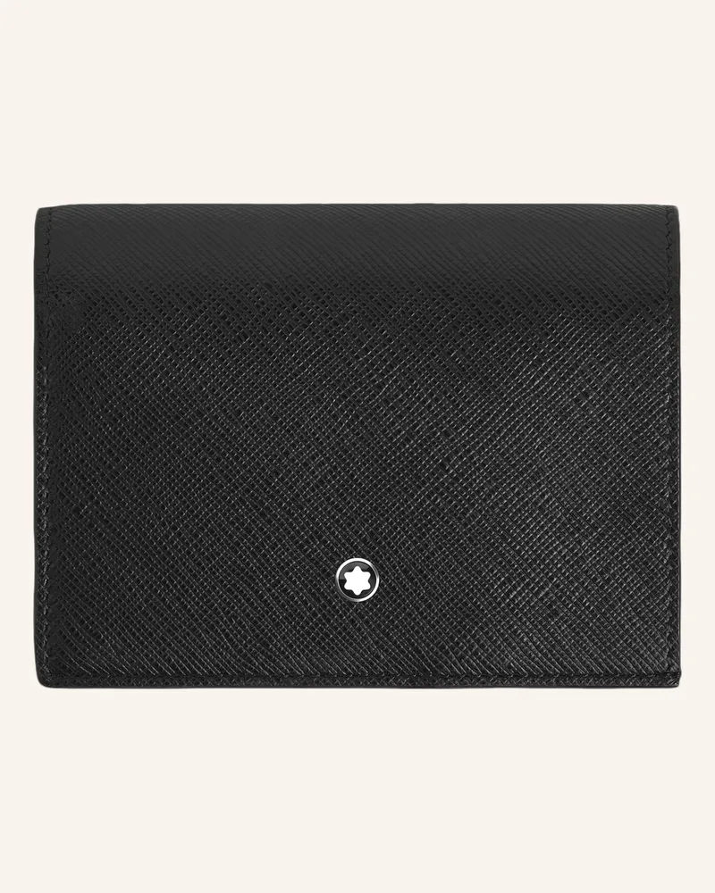 Montblanc Saffiano-Geldbörse Sartorial schwarz Schwarz
