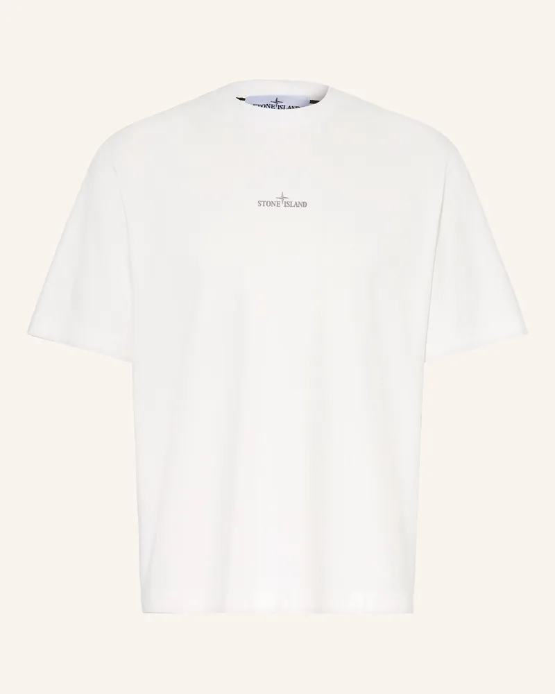 Stone Island T-Shirt weiss Weiss