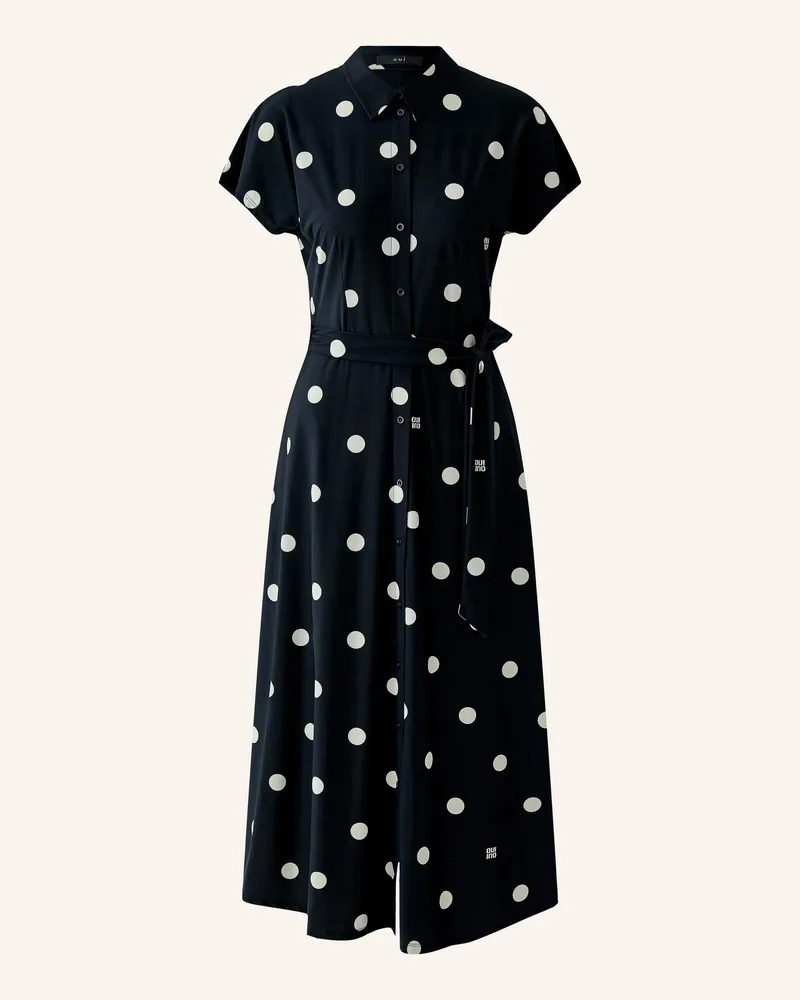 Oui  Hemdblusenkleid schwarz Schwarz