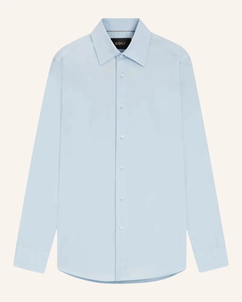HUGO BOSS Business Hemd L-HAYS-KENT-C1-243 Slim Fit Hellblau