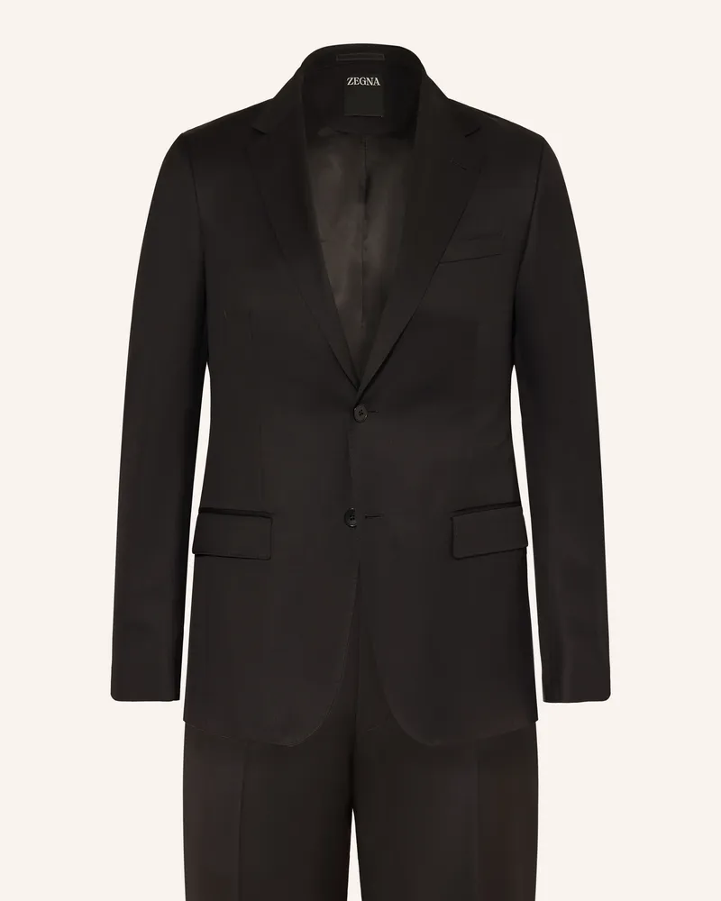 Ermenegildo Zegna Anzug Slim Fit Schwarz