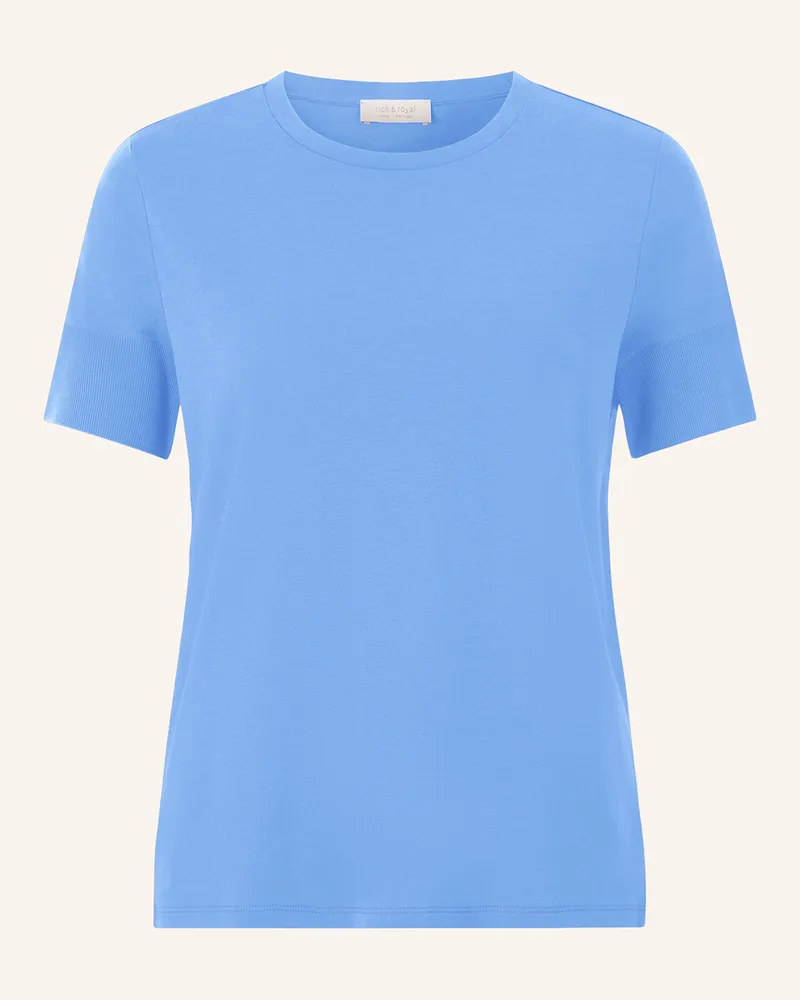 Rich&Royal Strickshirt Blau