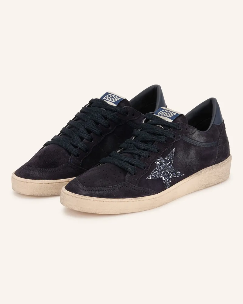 Golden Goose Sneaker Ball Star blau Dunkelblau