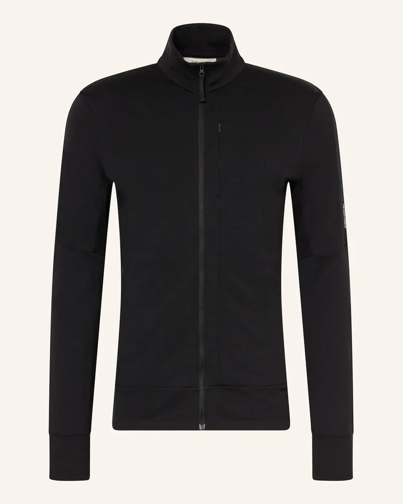 Icebreaker Midlayer-Jacke MER 260 QUANTUM IV aus Merinowolle Schwarz