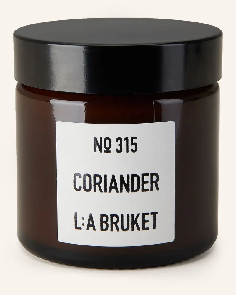 L:A Bruket Duftkerze Coriander braun Braun