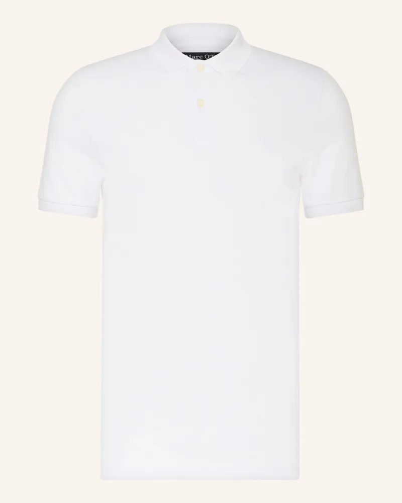 Marc O'Polo Piqué-Poloshirt Shaped Fit Weiss