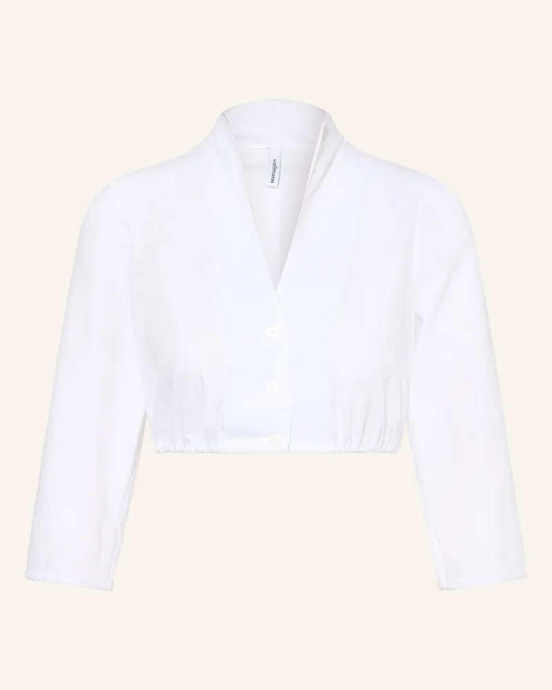 Wallmann Dirndlbluse mit 3/4-Arm Weiss