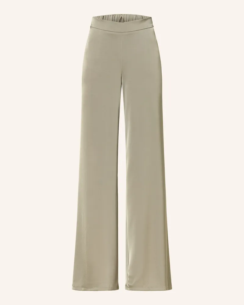 Vera Mont Marlenehose Aus Satin gruen Oliv