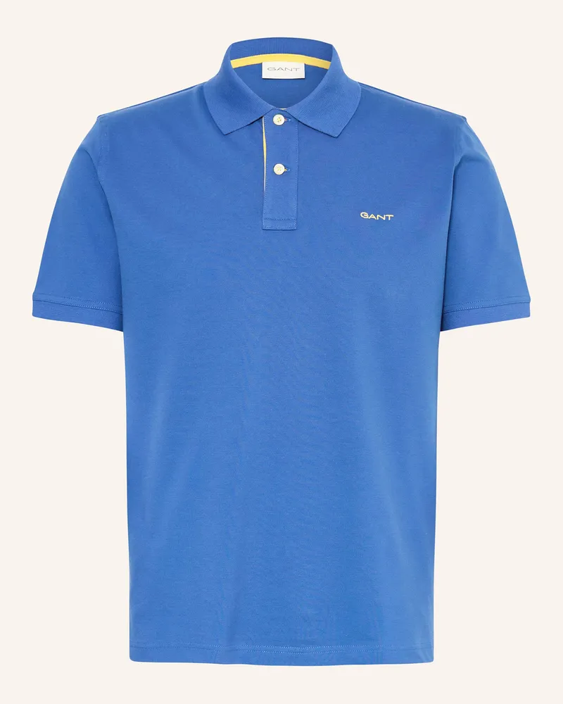 Gant Piqué-Poloshirt Blau