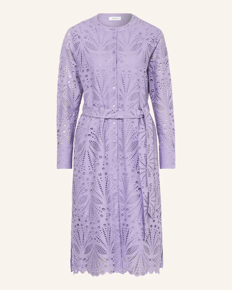Darling Harbour Kleid Aus Lochspitze lila Lila