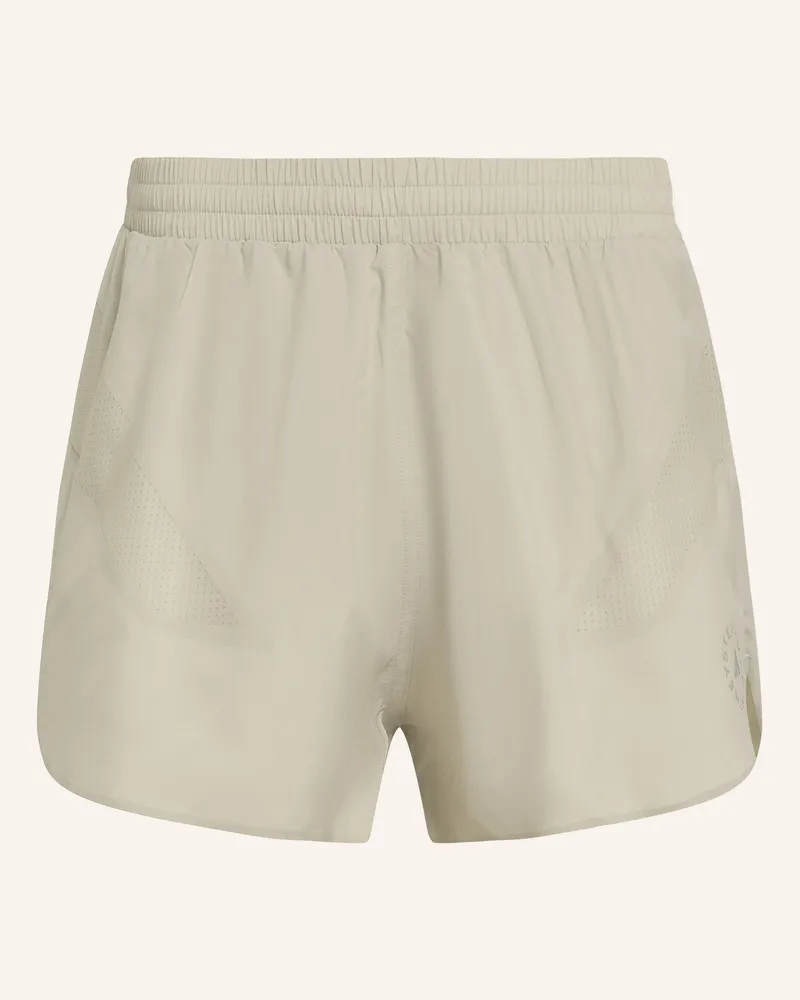 adidas 2-In-1-Laufshorts Adidas By Stella Mccartney beige Ecru
