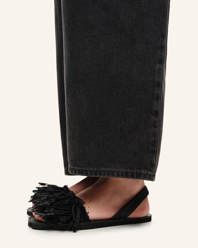 BIMBA Y LOLA Pantoletten schwarz Schwarz