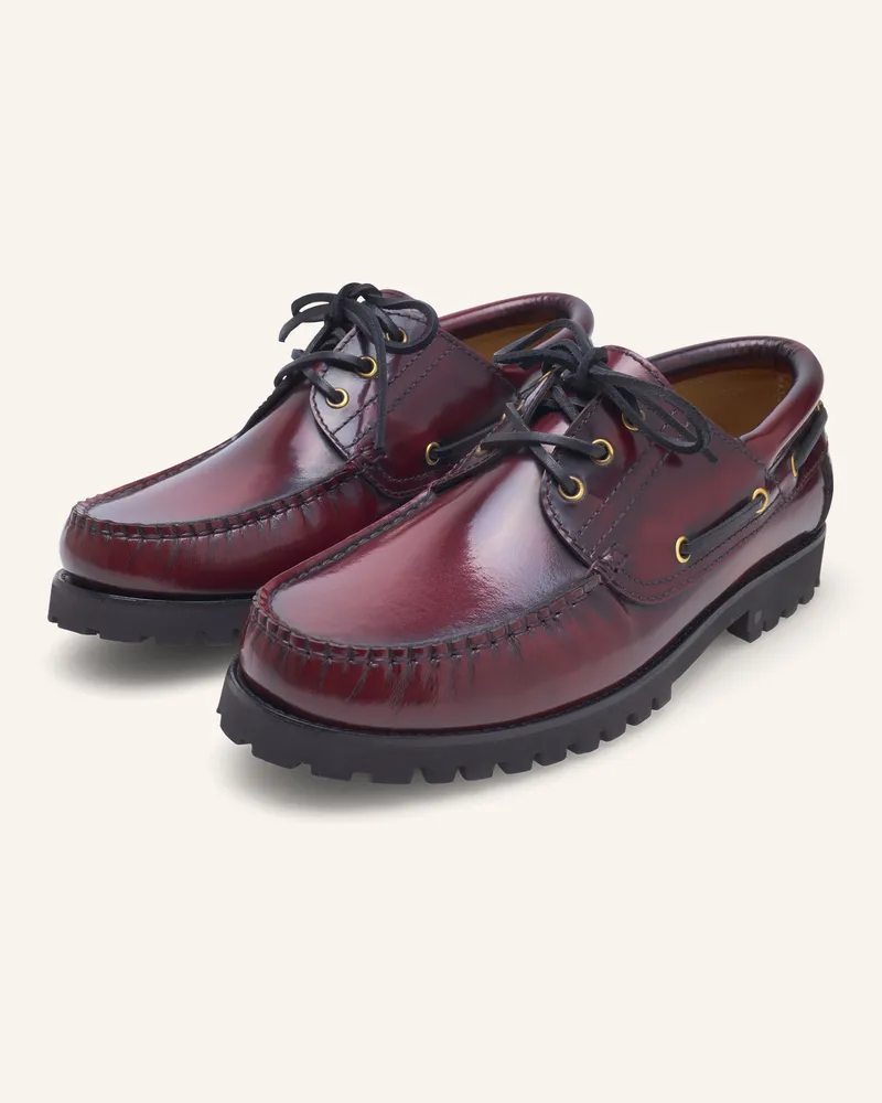 Henry Stevens Bootsschuh MORGAN M DS Dunkelrot