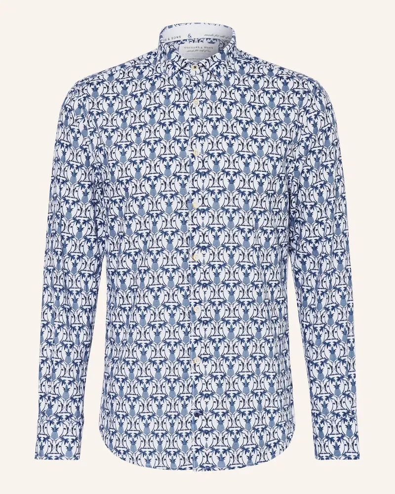 colours & sons Hemd Regular Fit Weiss