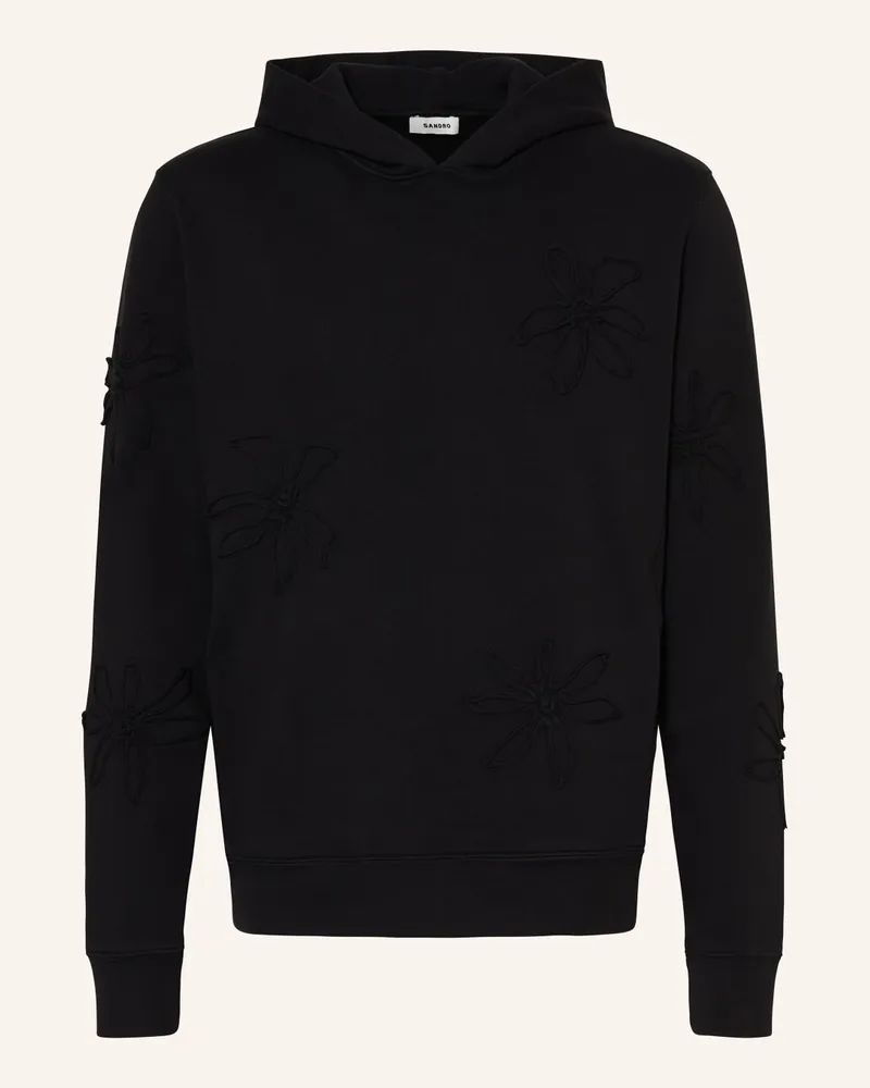 Sandro Hoodie Schwarz