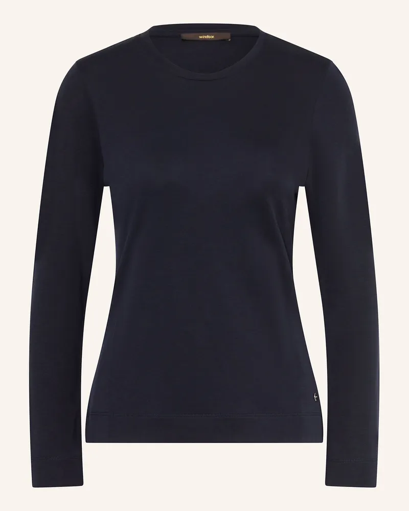 windsor. Longsleeve Dunkelblau