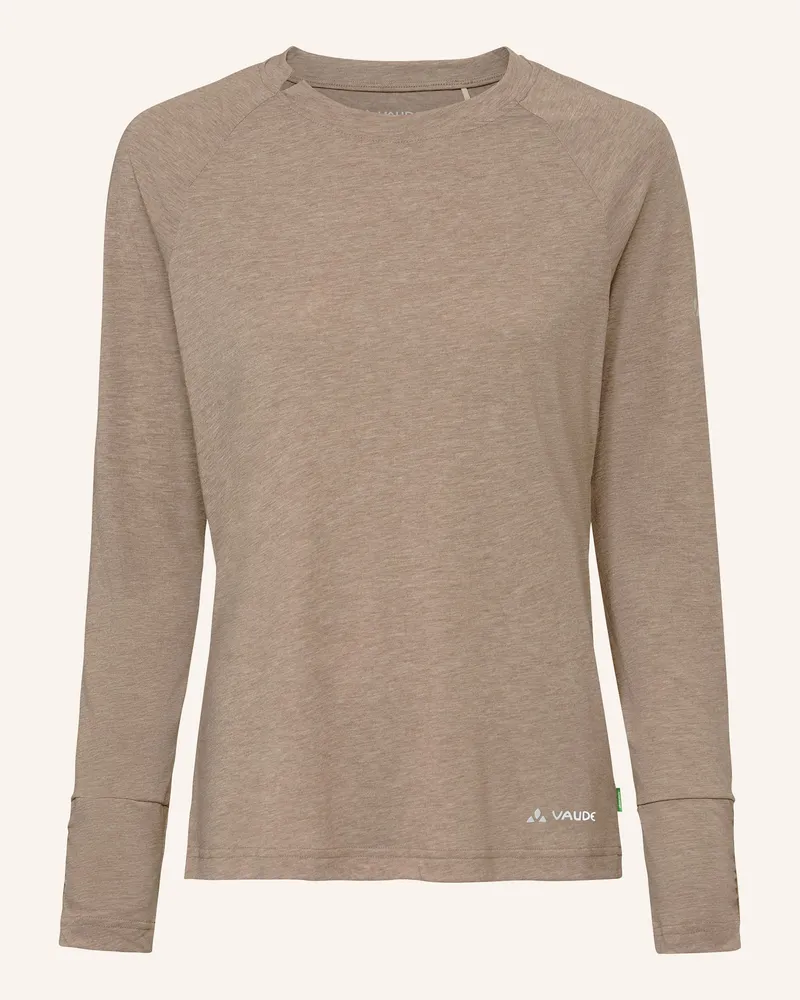 Vaude Langarmshirt Skomer Iii gruen Grün