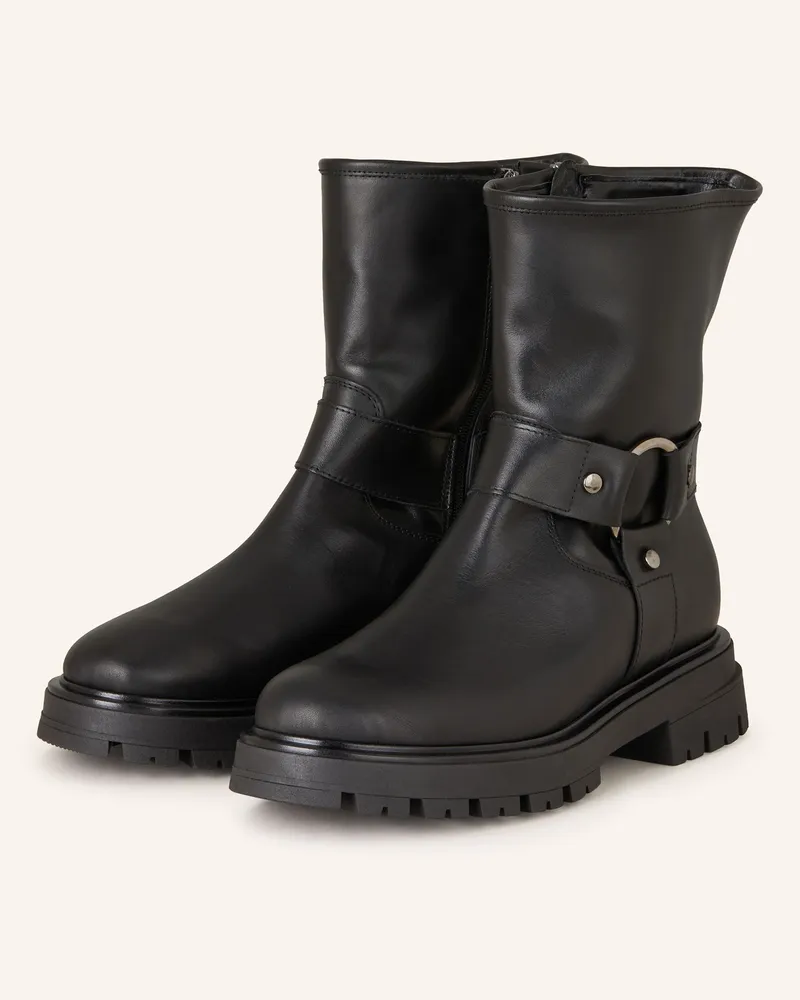 Darling Harbour Biker Boots schwarz Schwarz