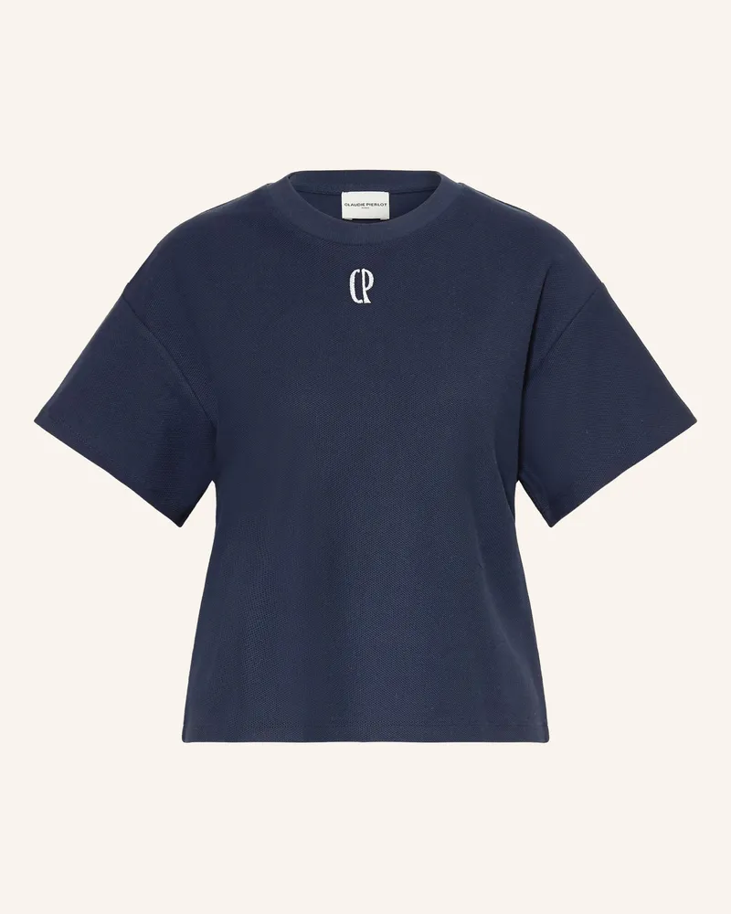 Claudie Pierlot T-Shirt blau Dunkelblau
