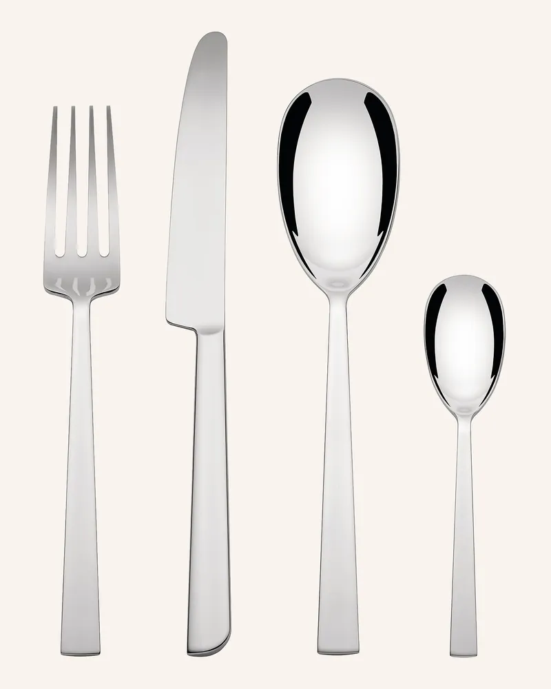 Alessi 24-Tlg. Besteck-Set Asta silber Silber
