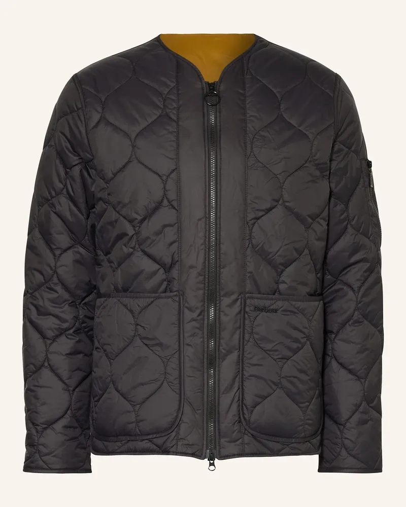 Barbour Steppjacke RE-ENGINEERED Schwarz