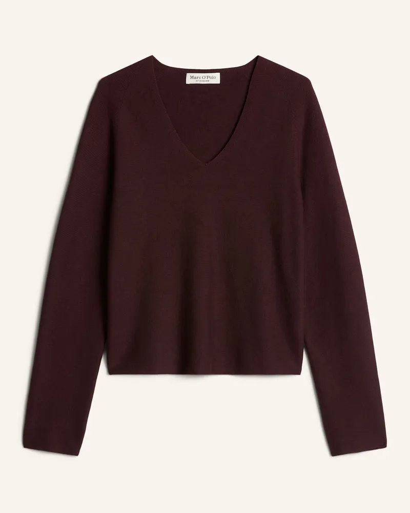Marc O'Polo Seamless-Pullover rot Rot