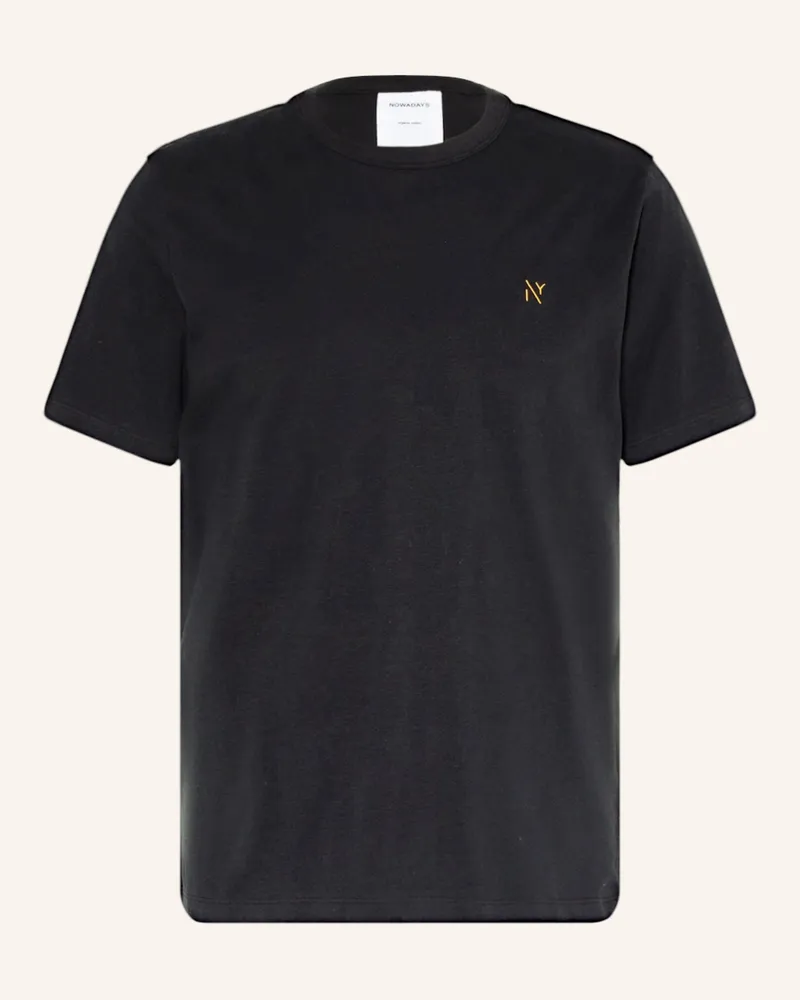 Nowadays T-Shirt schwarz Schwarz