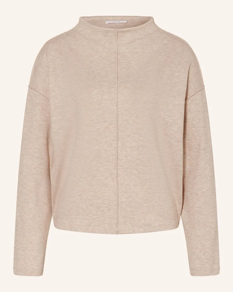 OPUS Longsleeve Sinzi braun Hellbraun